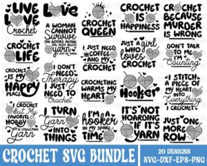 crochet svg