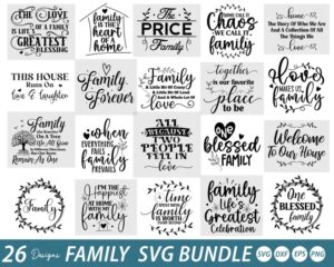 family svg