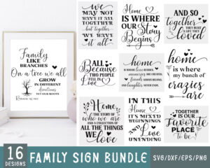 family svg