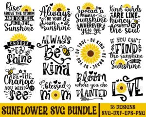 sunflower svg