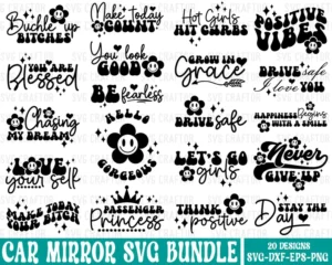 car mirror svg