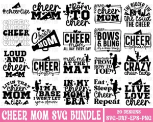 cheer mom svg