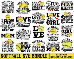 softball svg
